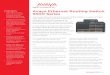 Avaya Ethernet Routing Switch 3500 Series ... ... Avaya Ethernet Routing Switch 3500 Series The Avaya Ethernet Routing Switch (ERS) 3500 is a series of eight high-performance compact