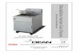 Decathlon Series Gas Fryers D, CFD, SCFD, FPD, - Parts Town · DANGER The front ledge of the fryer is not a step. Do not stand on the fryer. Serious injury can result from slips or