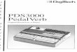 PDS3000 - NoiseFXDigiTech's PEDALVERB, is a digital reverberation unit in DigiTech's dual pedal chassis. The PDS-30()0 offers fifteen reverb effects including 5-"large" rooms, 3-"medium"