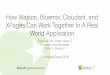 How Watson, Bluemix, Cloudant, and XPages Can Work ... · How Watson, Bluemix, Cloudant, and XPages Can Work Together In A Real World Application Frank van der Linden, elstar IT Full