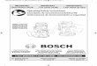 Operating/Safety Instructions Consignes de fonctionnement ...go.rockler.com/tech/Bosch-MRC23EVSK-Modular-Router-Manual.pdfbe serviced by a Bosch Factory Service Center or Authorized