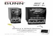 SERVICE & REPAIR MANUAL€¦ · 2 42032 030912 BUNN-O-MATIC COMMERCIAL PRODUCT WARRANTY Bunn-O-Matic Corp. (“BUNN”) warrants equipment manufactured by it as follows: 1) Airpots,