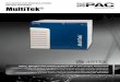 Fast and Accurate Detection of Sulfur, Nitrogen and Halides … · 2015-09-23 · FAST AND ACCURATE DETECTION OF SULFUR, NITROGEN AND HALIDES Antek’s MultiTek® is the only instrument