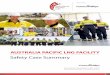 safety Case summary - Index | Australia Pacific LNG · Pacific lnG Facility safety Case summary, is intended to provide the community with information on the Australia Pacific lnG