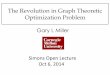 The Revolution in Graph Theoretic Optimization Problem · 2020-01-03 · OUTLINE • Linear system solvers • Regression and Image Denoising. • Simple formulation and connection