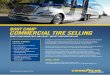 BOOT CAMP COMMERCIAL TIRE SELLING€¦ · Goodyear’s Commercial Tire Selling Boot Camp is a ... to make knowledgeable tire and service recommendations to your fleets. The first