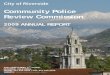 Community Police Review Commission - Riverside, …...COMMUNITY POLICE REVIEW COMMISSION City of Riverside, California Commission Members Brian Pearcy Chair Art Santore Vice-Chair