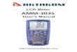 LCR Meter AMM-3035 - TM Atlantic · LCR Meter User’s Manual AMM-3035 ... Secondary Display mode (for dissipation factor(D), quality factor (Q), phase angle (θ), equivalent series