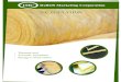IMC INSULATION...IMC INSULATION PAGE 2 IMC Blanket Insulation IMC Glasswool blanket is a high resisting heat resisting material, made of glass fibers bonded with thermosetting resin