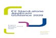 F2 Stand-alone Applicant Guidance 2020 - UK Foundation … · 2019-12-20 · 8 UK Foundation Programme 2020 F2 Stand-alone Recruitment F2 Stand-alone Posts F2 Stand-alone programmes