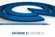 ROMI C SeRIeS5 ROMI C 620 / ROMI C 680 • Headstock ASA A2-8” - 1,800 rpm • Main motor: 25 hp / 18.5 kW • Tailstock positioning system by drag device with saddle and manual