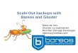 Scale-Out backups with Bareos and Gluster · PDF file 2019-10-15 · 3 Gluster integration in Bareos Store backup archives on Gluster Volumes Gluster native backend for Storage Daemon