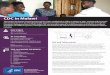 CDC in Malawi...Malawi’s FETP was launched in 2016, under the leadership of the Public Health Institute of Malawi. Currently, 70 health officers have completed training and returned