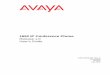 1692 IP Conference Phone - Avaya Support...1692 IP Conference Phone User’s Guide July 2009 5 About This Guide Overview This guide describes how to use your 1692 IP Conference Phone