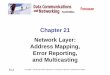Ch t 21Chapter 21 Network Layer: Address …plw/dccn/presentation/ch21.pdfExample 21.4 (continued) The first line shows the first router visited. The router is named Dcore.fhda.edu