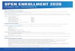 OPEN ENROLLMENT 2020 · Vision Plan Overview Page 6 ... Club Corp is partnering with WebTPA and the Aetna Signature Administrators network to provide comprehensive medical coverage