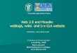 Web 2.0 and Moodle: weblogs, wikis and the CLA ... - unisi.it · Centro Linguistico di Ateneo Universita' degli Studi di Siena 5 Characteristics of Moodle Wikis… simple for tutors
