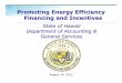 Promoting Energy Efficiency Financing and Incentivesenergy.hawaii.gov/wp-content/uploads/2012/04/JamesKurata.pdfPromoting Energy Efficiency Financing and Incentives Governor’s Energy