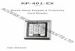K401-E user manualKP-401-EX . External . Stand-Alone Keypad & Proximity Card Reader . User Manual . ACCESS SECURITY PRODUCTS LTD