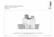 Operating instructions Metering station DSBa · 2017-10-26 · metering tank with metering solution at least 20 cm above the propeller. CAUTION! Observe the "Stirrer operating instructions"