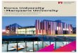 Korea University >Macquarie Universitylangtopia.korea.ac.kr/_res/langtopia/etc/KUMU_guide.pdf · About Macquarie Located in the heart of Australia’s largest high-tech precinct,