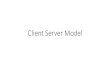 Client Server Model - Mr Watts A-Level Computingmrwatts-alevelcomputing.weebly.com/uploads/3/1/2/8/... · 2020-01-26 · The client-server model In the client-server model, a client