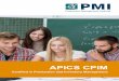 APICS CPIM...APICS APICS Certifications cover the complete Supply Chain. The areas covered substantially in our courses include Integrated Business Planning (IBP), Sales & Operations