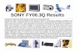 SONY FY00.3Q Results...0 400 800 1,200 1,600 2,000 FY99.3Q FY00.3Q (bln yen) including intersegment transactions LC=local currency basis % change over year earlier period 1,311 1,590
