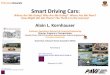 Smart Driving Cars - Princeton Universityorfe.princeton.edu/~alaink/SmartDrivingCars/NY_TRF... · Starting in the 1960s… Some/I thought that: “The automation & computer technology