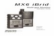 MX6 iBrid - Gas Detectors · 2016-06-19 · CAUTION: The Model MX6 iBrid Multi-Gas Monitor must be calibrated according to the procedure specified in the instruction manual. CAUTION: