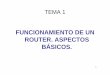 FUNCIONAMIENTO DE UN ROUTER ASPECTOSROUTER. ASPECTOS BÁSICOS.informatica.uv.es/iiguia/2000/AER/Tema1_Intro_Routers.pdf · •El ili ll router utiliza la RAM para alhidlmacenar un