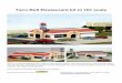 Taco Bell Restaurant kit in HO scale - Summit Customcuts · Taco Bell Restaurant kit in HO scale Parking lot base and cars not included This kit includes all building parts milled