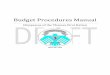 Budget Procedures Manual...3 Introduction Chippewas of the Thames First Nation Budget Procedures Manual is a document that provides the process for developing an annual budget and
