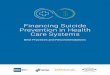 Financing Suicide Prevention in Health Care Systemszerosuicide.edc.org/sites/zerosuicide... · 2019-09-30 · 2. Acknowledgments . Financing Suicide Prevention in Health Care Systems: