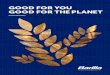 GOOD FOR YOU GOOD FOR THE PLANET · 2018-06-04 · 4 a new cultural leadership good for you, good for the planet barilla pasta barilla sauces wasa products our path our north pole