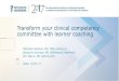 Transform your clinical competency committee with learner ... · Transform your clinical competency committee with learner coaching Matthew Kelleher, MD, MEd (@ ... Warm EJ, Mathis