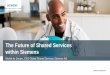 The Future of Shared Services within Siemens · The Future of Shared Services within Siemens Michel de Zeeuw, CEO Global Shared Services Siemens AG . Our vision – to provide answers
