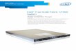 Intel® True Scale Fabric Switch€¦ · Intel® True Scale Fabric 12300 Switch . 18–36 Port 40Gbps, Modular Configuration, Managed. Overview. High performance computing (HPC) solutions