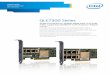 Intel® TrueScale InfiniBand QLE7300 Series Product Brief · QLE7300 Series. Single-Port/Dual-Port 40Gbps (QDR) Intel® True Scale Fabric supporting InfiniBand* to PCI Express* Adapter