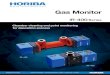 Gas Monitor - Horiba...Gas cell Pyroelectric infrared detector Reference Sample Optical filter Sensor element When sample gas is flowing, output changes on sample sensor only Wavelength