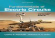 Pedagogical Features Electric Circuits · 2019-02-18 · Fundamentals of Electric Circuits Fithdition Charles K. Alexander | Matthew n o. Sadiku Fundamentals of Electric Circuits