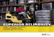 SUPERIOR RELIABILITY...The Cat® 3,000-6,500 lb. LP gas cushion tire series offers what businesses demand: fuel economy, reliable performance and greater operator control. Built for