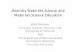 Diversity Materials Science and Materials Science Educaon...Diversity Materials Science and Materials Science ... – Tutorials and ... • Hydrogels or PDMS sit on metallic plates