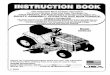 This Instruction Book Contains Information · This Instruction Book Contains Information For Several Models. Read And Keep This Book For Future Reference. This Book Contains Important