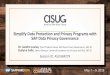 Introducing SAP Data Privacy Governance AC Slide Decks Thursday/ASUG84279... · Provide insights into status and information for regulatory reporting Integrate with SAP Analytics