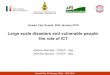 Large scale disasters and vulnerable people: the role ... in Lacanau, near Bordeaux, Kuwait City, 26