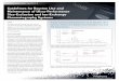 Guidelines for Routine Use and Maintenance of Ultra ... · “Size-Exclusion and Ion-Exchange Chromatography of Proteins using the ACQUITY UPLC H-Class System”, Waters User Manual