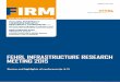 FEHRL INFRASTRUCTURE RESEARCH MAGAZINEfile/FEHR… · maintainability, safety, environment, health and cost. FEHRL’s role is to provide solutions for the challenges now faced and