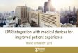 EMR integration with medical devices for improved patient ... · EMR integration with medical devices for improved patient experience ... Challenges in ambulatory care Full Utilization