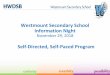 Westmount Secondary School Information Night - …...Land Acknowledgement The Hamilton-Wentworth District School Board acknowledges our presence on ancestral Anishinaabe and Haudenosaunee